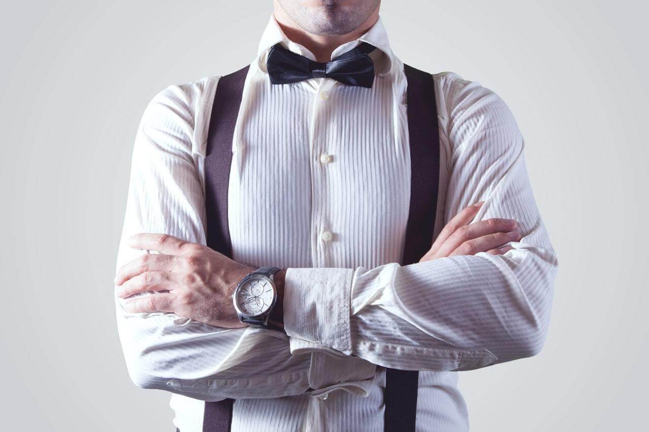1Pc Deepeel 5*100cm Fashion Men's Elastic Braces X-shaped Cross 4 Clip  Straps Widen Adjustable Casual Suit Trousers Suspenders