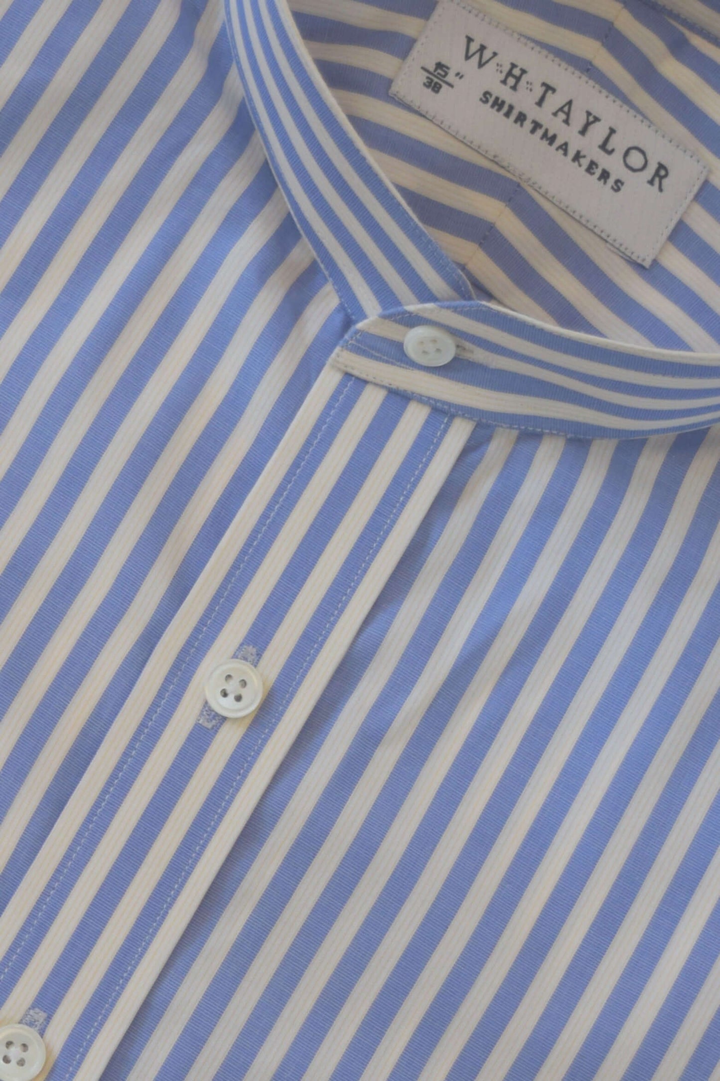 Blue Bengal Stripe Men's Bespoke Shirt