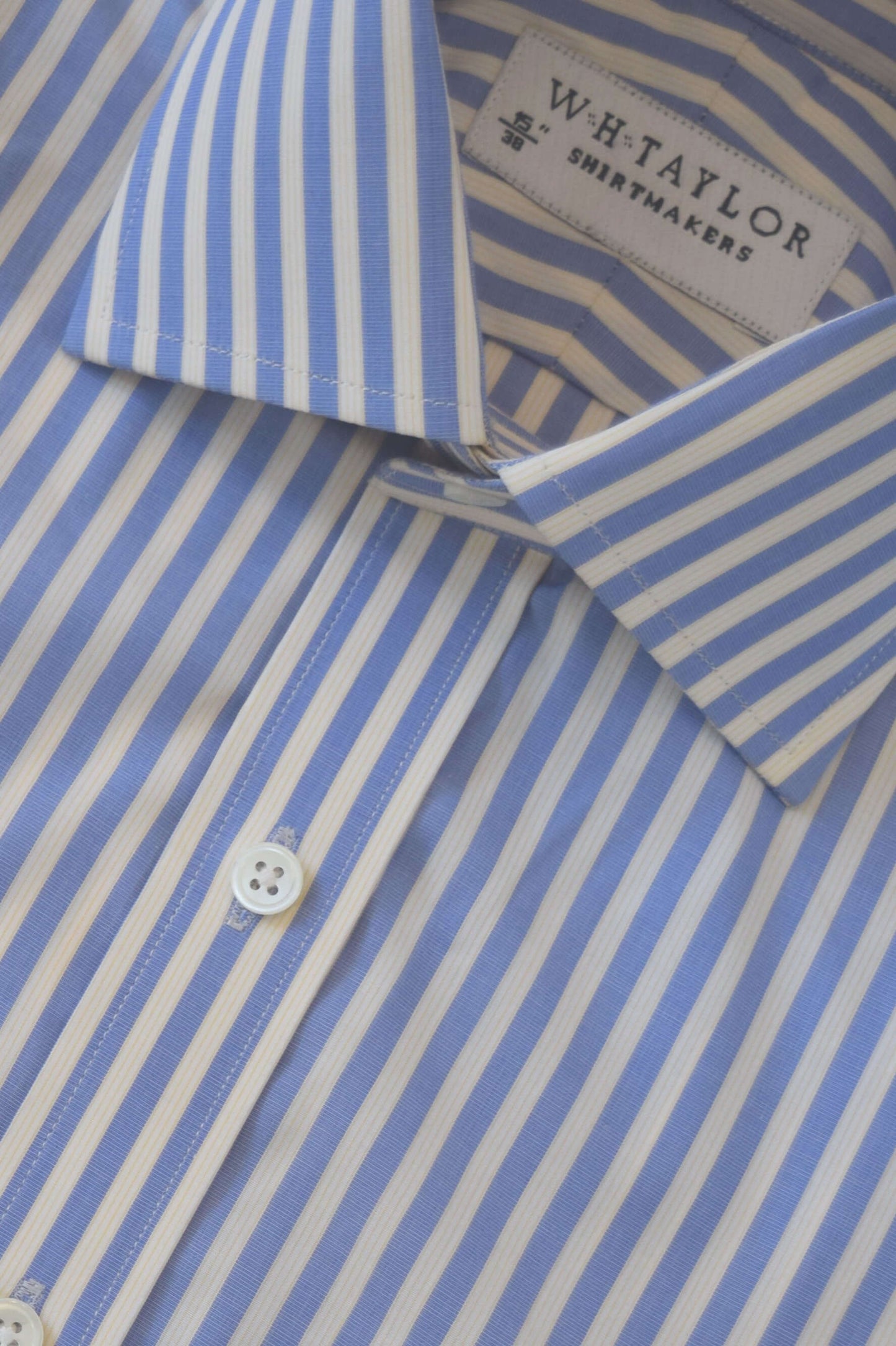 Blue Bengal Stripe Men's Bespoke Shirt