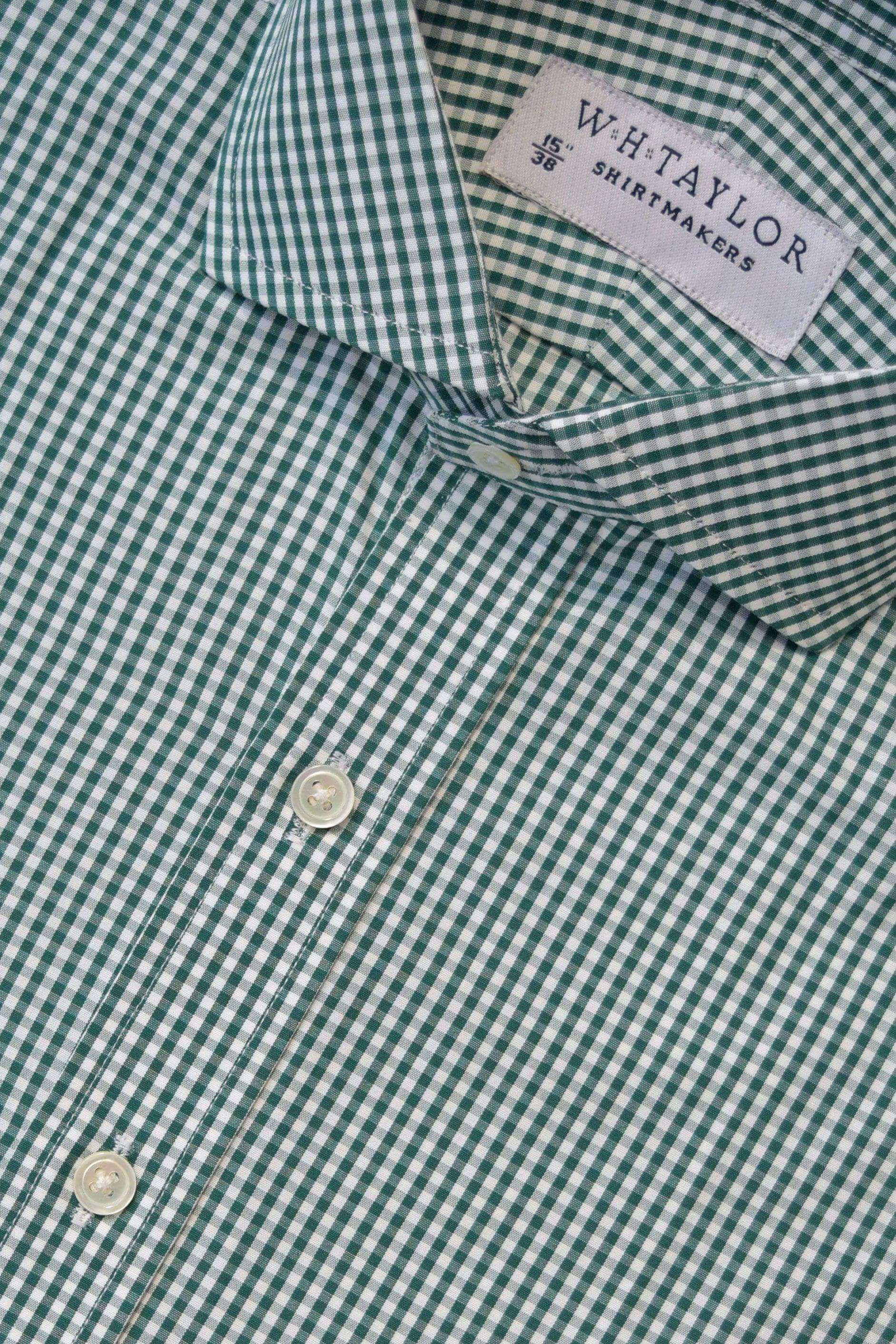 A Gingham Shirt with a Little Green